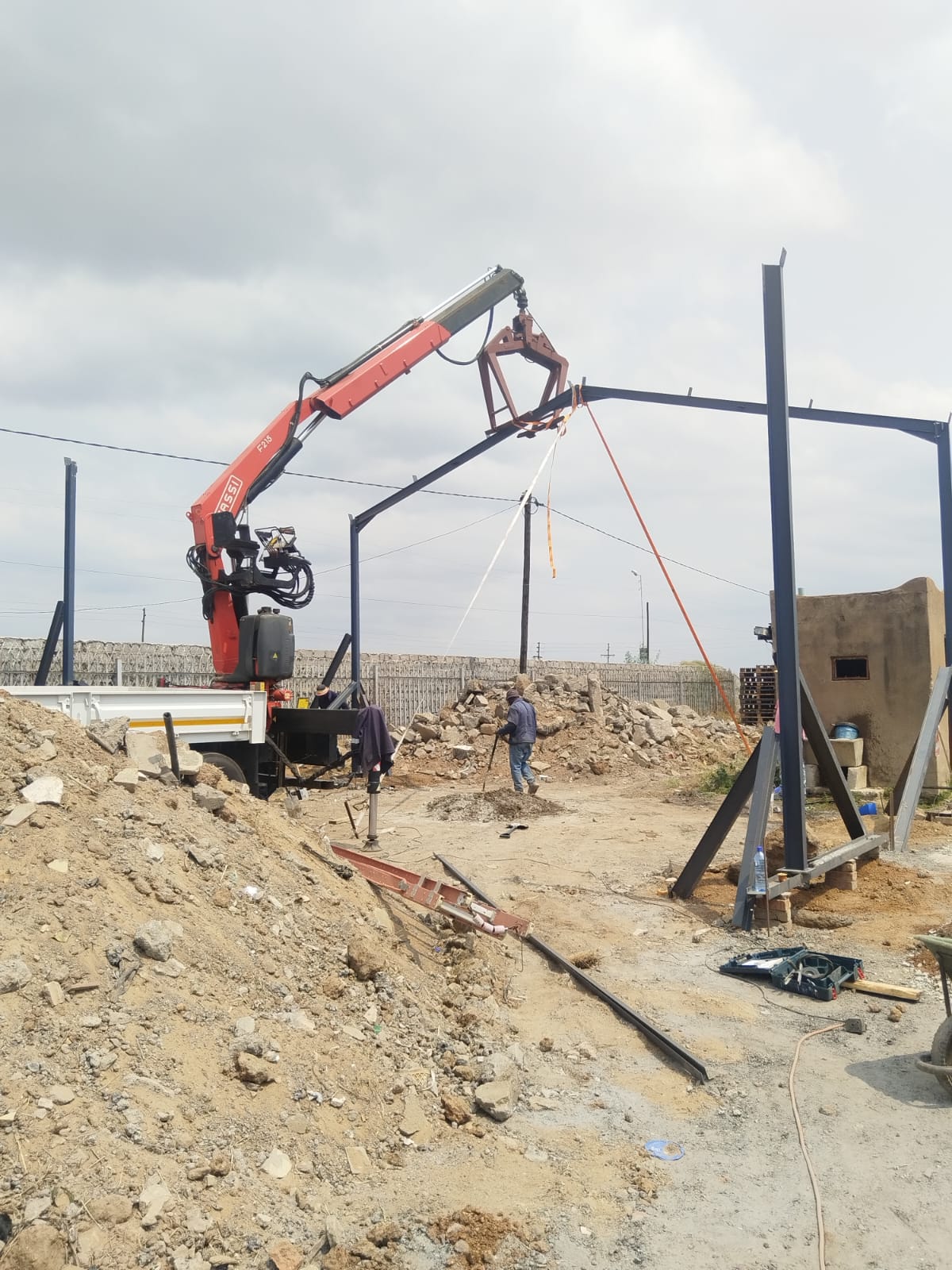 Other services — crane and steel work